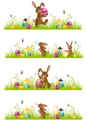 Happy Easter! Silhouettes Set Collection