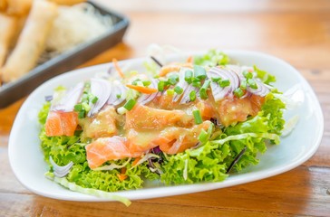 fresh salmon salad