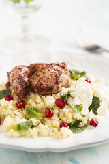 Chicken with couscous