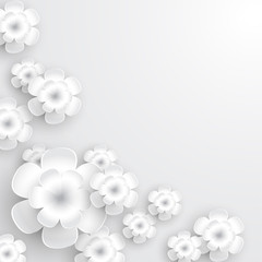 White Paper Flowers