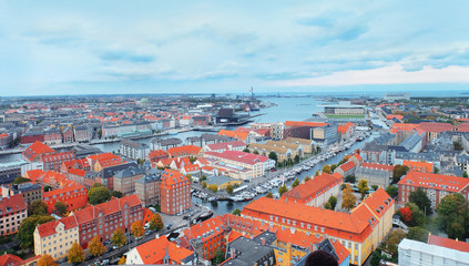 Top view on Copenhagen.