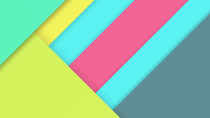 Illustration of unusual modern material design vector background