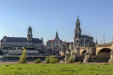 Fototapeta na wymiar Old town of Dresden,Saxony,Germany