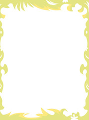 Cartoon frame - space for text - illustration for the children