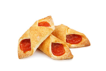 Sweet cookies with jam