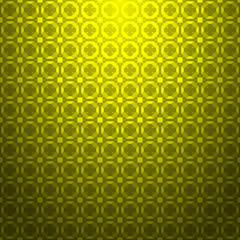 Yellow geometric seamless pattern