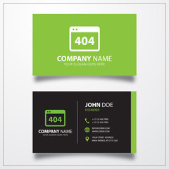 Jet engine icon. Business card template