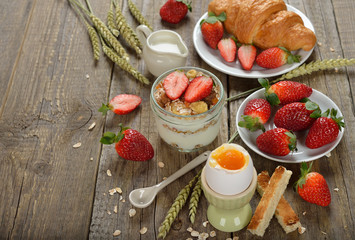 Fresh diet breakfast