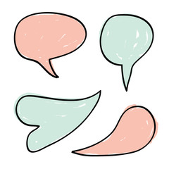 Comic Speech Bubbles Set Vector EPS10, Great for any use.