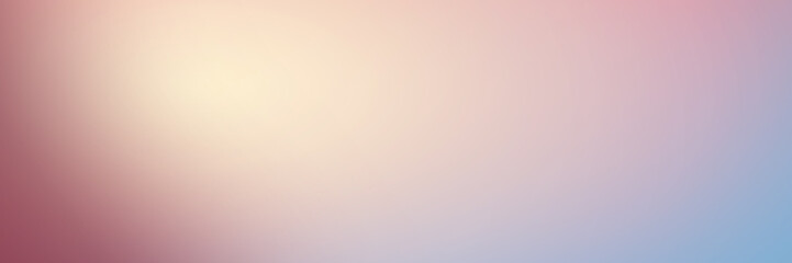 Smooth gradient background with pastel pink and blue colors. Lon
