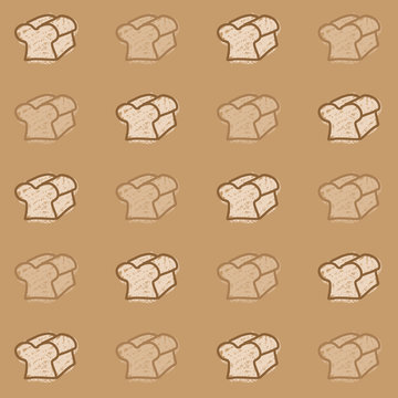 Brown Comic Bread Background Vector EPS10, Great for any use.
