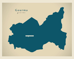 Modern Map - Gourma BF