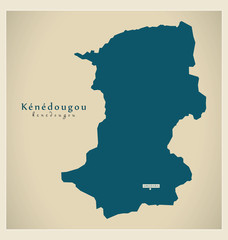 Modern Map - Kenedougou BF