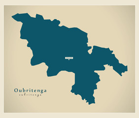 Modern Map - Oubritenga BF