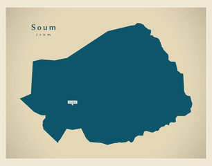 Modern Map - Soum BF