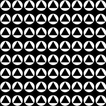 Triangle in circle Background Vector EPS10, Great for any use.