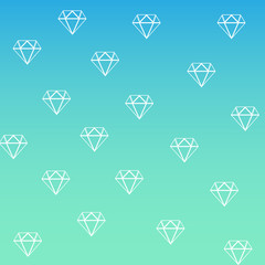 Diamonds seamless pattern Vector EPS10, Great for any use.