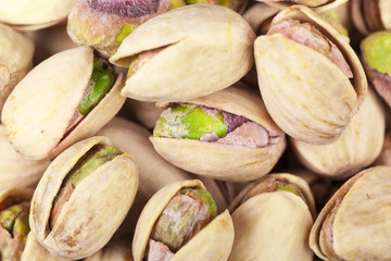 Pistachios background