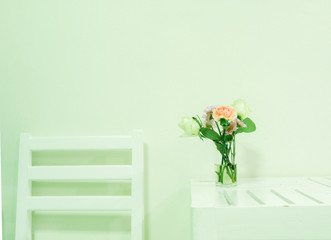flower in white room
