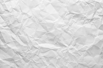 Crushed white paper