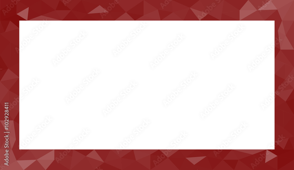 Poster red abstract geometric triangular polygon style illustration graphic background for presentation wit