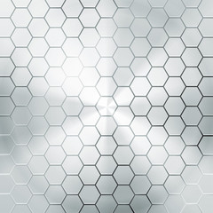 Vector Illustration brushed aluminium metal texture pattern for background