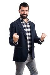 Fototapeta premium Lucky man