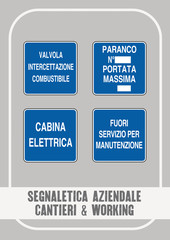 Obraz premium cartelli lavoro 10