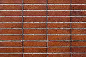 Brown brick wall background texture