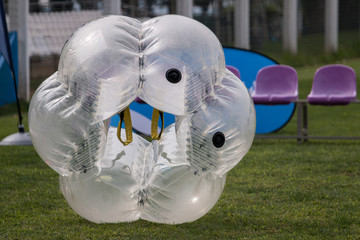 bubble football ball game