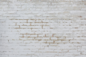 White wall of bricks
