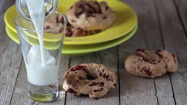 Breakfast With Milk And Cookies