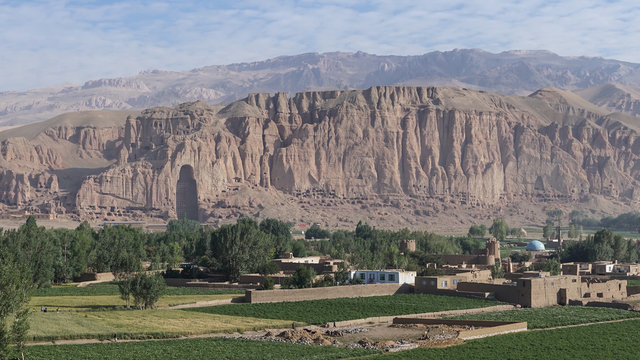 bamiyan valley, hindu kush region 