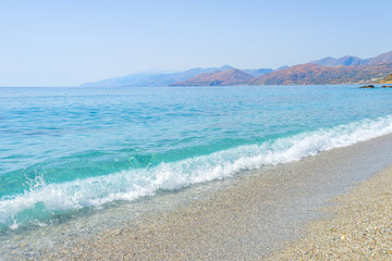 Fototapeta na wymiar Triopetra beach, Crete.