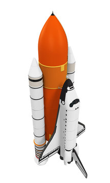 Space Shuttle Isolated