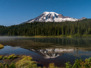 Mt Rainier Star Trails