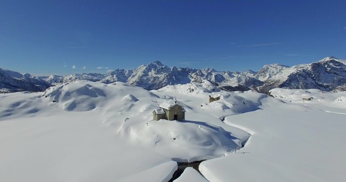 Aerial 4k  - Valmalenco (IT) - Alpe Prabello - Rifugio Cristina - Part 13