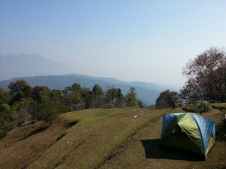 View of camping