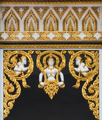 thai stucco of angle