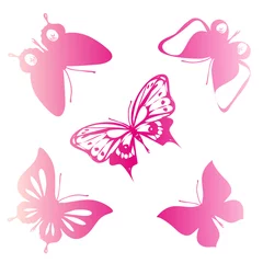 Deurstickers Vlinders vlinders ontwerp