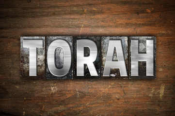 Torah Concept Metal Letterpress Type