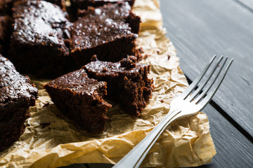 Homemade brownies