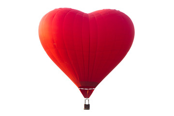 Fototapeta premium hot air balloon isolated on white
