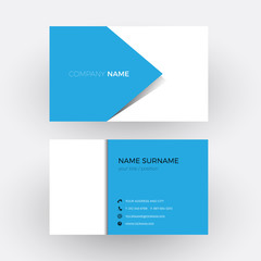 Fototapeta premium Vector elegant and professional business card, with arrow