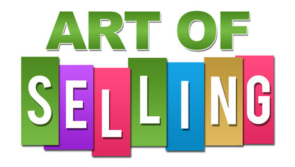 Art Of Selling Professional Colorful 