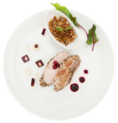 White meat in plate