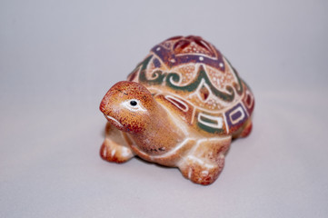 Ceramic figurine of turtle 