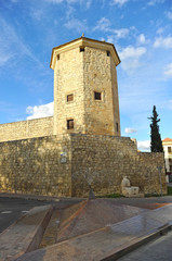 Fototapeta na wymiar Lucena, Torre del Castillo del Moral en la que estuvo preso Boabdil, Córdoba, Andalucía, España
