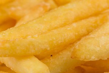 Fried potatoes closeup