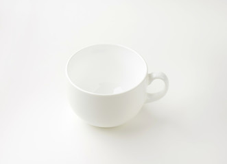 white soup cup